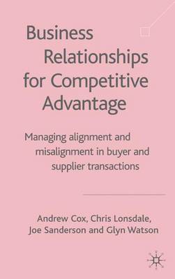 Book cover for Business Relationships for Competitive Advantage