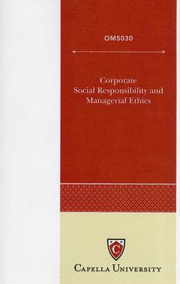 Book cover for Corporate Social Responsibility and Managerial Ethics