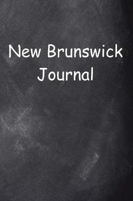 Book cover for New Brunswick Journal Chalkboard Design