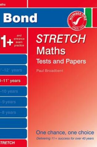 Cover of Bond Stretch Maths Tests and Papers 10-11+ Years