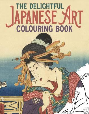 Book cover for The Delightful Japanese Art Colouring Book
