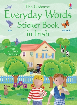 Cover of Everyday Words Sticker Book in Irish