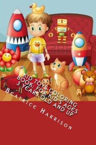 Cover of Kid Toys Coloring Book