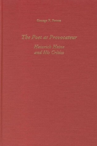 Cover of The Poet as Provocateur