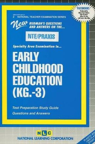 Cover of EARLY CHILDHOOD EDUCATION (KG.-3)