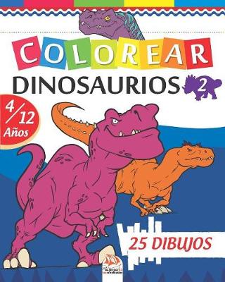 Book cover for Colorear dinosaurios 2