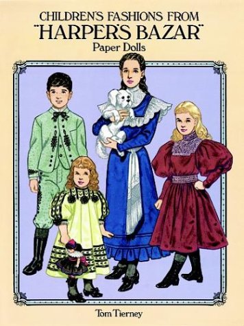 Book cover for Children's Fashions from "Harper's Bazaar": Paper Dolls