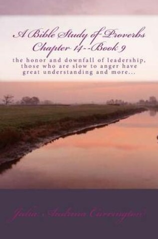 Cover of A Bible Study of Proverbs Chapter 14--Book 9