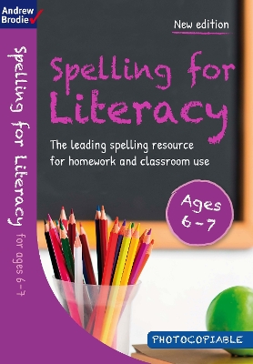 Book cover for Spelling for Literacy for ages 6-7