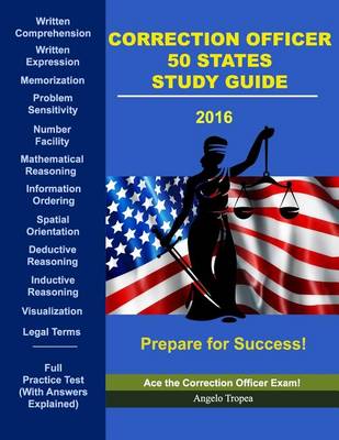 Book cover for Correction Officer 50 States Exam Guide