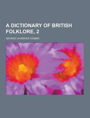 Book cover for A Dictionary of British Folklore, 2