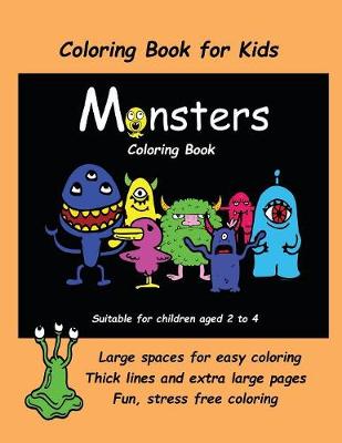 Book cover for Coloring Book for Kids (Monsters Coloring book)