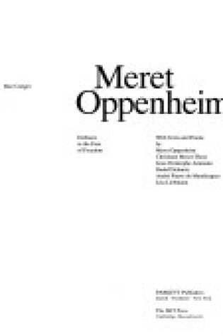 Cover of Meret Oppenheim