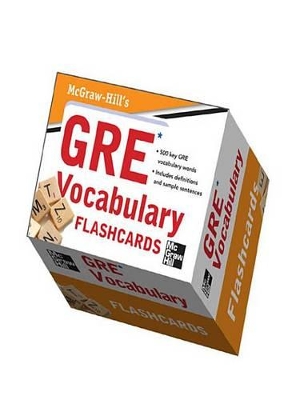 Book cover for McGraw-Hill's GRE Vocabulary Flashcards