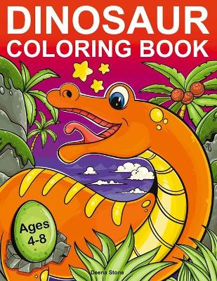 Book cover for Dinosaur Coloring Book for Kids