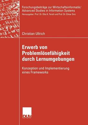 Book cover for Erwerb von Problemlösefähigkeit durch Lernumgebungen