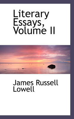 Book cover for Literary Essays, Volume II