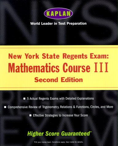 Book cover for NY Regents Exam Maths III 2nd Ed