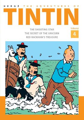 Book cover for The Adventures of Tintin Volume 4
