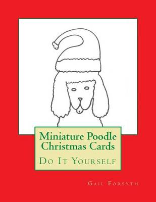 Book cover for Miniature Poodle Christmas Cards