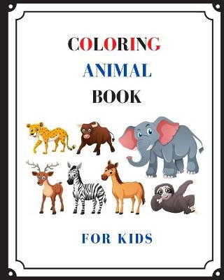 Book cover for Coloring Animal for kids