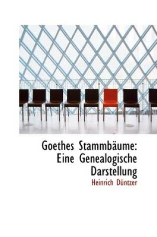 Cover of Goethes Stammb Ume