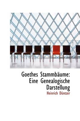 Book cover for Goethes Stammb Ume