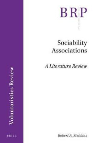 Cover of Sociability Associations