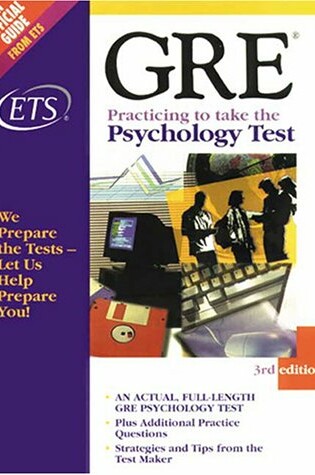 Cover of Gre: Psychology Test 3rd O/P