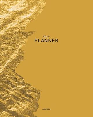 Book cover for Undated Gold Planner