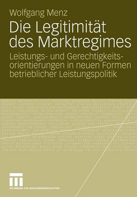 Book cover for Die Legitimität des Marktregimes