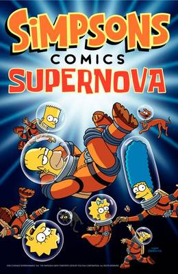 Book cover for Simpsons Comics Supernova