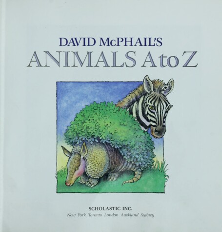 Book cover for David Mcphail's Animals A to Z