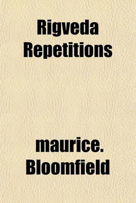 Book cover for Rigveda Repetitions