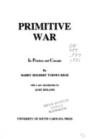 Cover of Primitive War