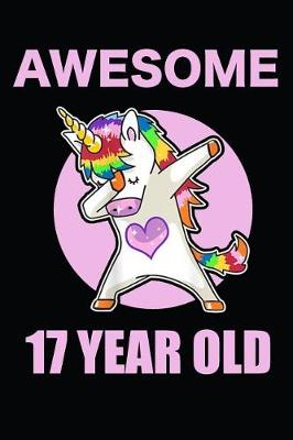 Book cover for 17th Birthday Dabbing Unicorn