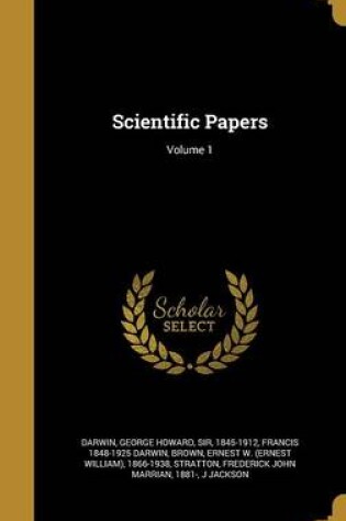 Cover of Scientific Papers; Volume 1