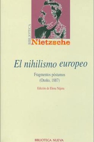 Cover of El Nihilismo Europeo