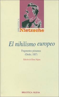 Book cover for El Nihilismo Europeo