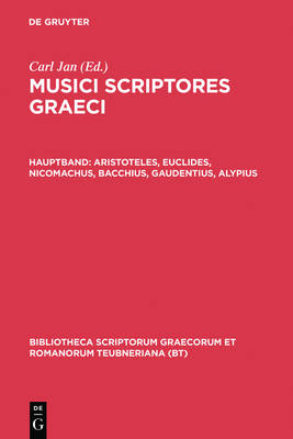 Book cover for Musici Scriptores Graeci CB