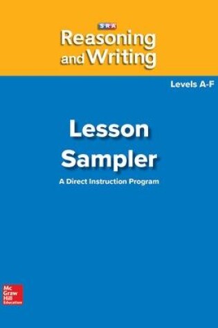 Cover of Reasoning and Writing Levels A-F, Lesson Sampler