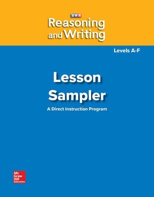 Cover of Reasoning and Writing Levels A-F, Lesson Sampler