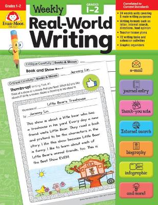 Book cover for Weekly Real-World Writing, Grade 1 - 2 Teacher Resource