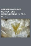 Book cover for Grenzfragen Des Nerven- Und Seelenlebens