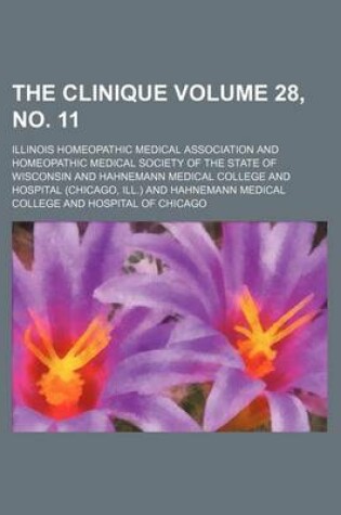 Cover of The Clinique Volume 28, No. 11