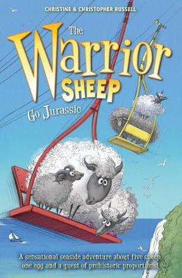 Book cover for The Warrior Sheep Go Jurassic