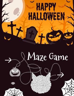 Book cover for Happy Halloween Maze Game