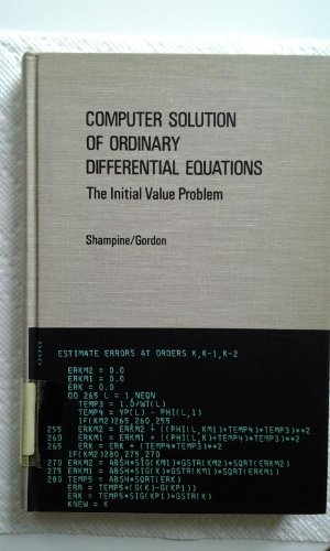 Book cover for Computer Solution of Ordinary Differential Equations