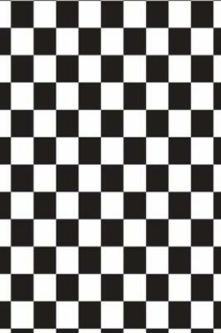 Cover of 2020 Daily Planner Racing Sports Fan Checkered Flag Black White 388 Pages