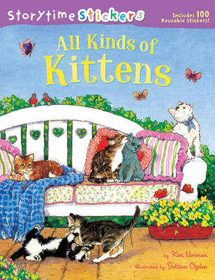 Book cover for Storytime Stickers: All Kinds of Kittens